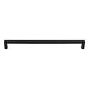 Top Knobs [M2636] Plated Steel Cabinet Bar Pull Handle - Amwell Series - Oversized - Flat Black Finish - 26 15/32" C/C - 26 7/8" L