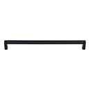 Top Knobs [M2637] Plated Steel Cabinet Bar Pull Handle - Amwell Series - Oversized - Flat Black Finish - 30 1/4" C/C - 30 5/8" L