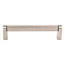 Top Knobs [M2644] Plated Steel Cabinet Bar Pull Handle - Amwell Series - Oversized - Brushed Satin Nickel Finish - 5 1/16&quot; C/C - 5 7/16&quot; L