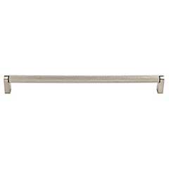 Top Knobs [M2647] Plated Steel Cabinet Bar Pull Handle - Amwell Series - Oversized - Brushed Satin Nickel Finish - 11 11/32&quot; C/C - 11 11/16&quot; L
