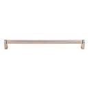Top Knobs [M2648] Plated Steel Cabinet Bar Pull Handle - Amwell Series - Oversized - Brushed Satin Nickel Finish - 15&quot; C/C - 15 3/8&quot; L