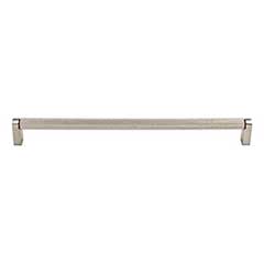 Top Knobs [M2650] Plated Steel Cabinet Bar Pull Handle - Amwell Series - Oversized - Brushed Satin Nickel Finish - 26 15/32&quot; C/C - 26 7/8&quot; L