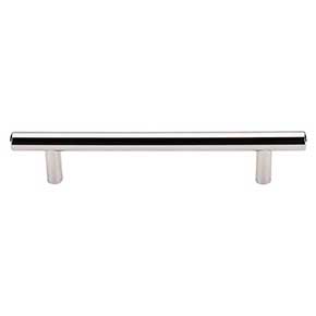 Top Knobs [M1271] Plated Steel Cabinet Bar Pull Handle - Hopewell Series - Oversized - Polished Nickel Finish - 5 1/16" C/C - 7" L