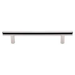 Top Knobs [M1271] Plated Steel Cabinet Bar Pull Handle - Hopewell Series - Oversized - Polished Nickel Finish - 5 1/16&quot; C/C - 7&quot; L