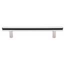 Top Knobs [M1271] Plated Steel Cabinet Bar Pull Handle - Hopewell Series - Oversized - Polished Nickel Finish - 5 1/16&quot; C/C - 7&quot; L