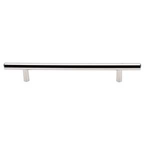 Top Knobs [M1272] Plated Steel Cabinet Bar Pull Handle - Hopewell Series - Oversized - Polished Nickel Finish - 6 5/16" C/C - 9 1/8" L