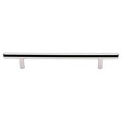 Top Knobs [M1272] Plated Steel Cabinet Bar Pull Handle - Hopewell Series - Oversized - Polished Nickel Finish - 6 5/16&quot; C/C - 9 1/8&quot; L