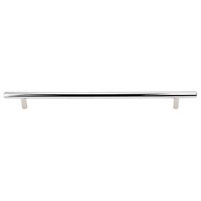Top Knobs [M1274] Plated Steel Cabinet Bar Pull Handle - Hopewell Series - Oversized - Polished Nickel Finish - 11 11/32" C/C - 14 1/8" L