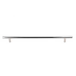 Top Knobs [M1275] Plated Steel Cabinet Bar Pull Handle - Hopewell Series - Oversized - Polished Nickel Finish - 15" C/C - 17 13/16" L