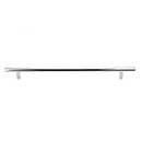 Top Knobs [M1275] Plated Steel Cabinet Bar Pull Handle - Hopewell Series - Oversized - Polished Nickel Finish - 15&quot; C/C - 17 13/16&quot; L