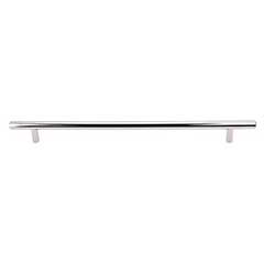 Top Knobs [M1276] Plated Steel Cabinet Bar Pull Handle - Hopewell Series - Oversized - Polished Nickel Finish - 18 7/8&quot; C/C - 21 3/4&quot; L