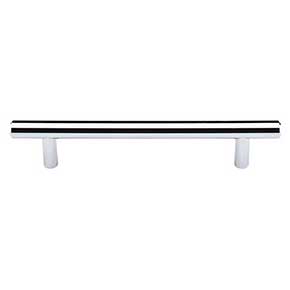 Top Knobs [M1848] Plated Steel Cabinet Bar Pull Handle - Hopewell Series - Oversized - Polished Chrome Finish - 5 1/16" C/C - 7" L