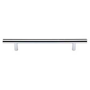 Top Knobs [M1849] Plated Steel Cabinet Bar Pull Handle - Hopewell Series - Oversized - Polished Chrome Finish - 6 5/16" C/C - 9 1/8" L