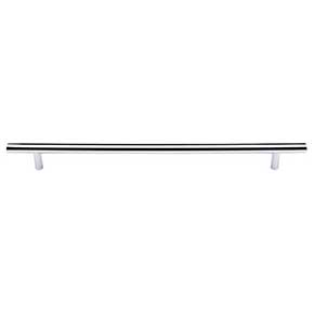 Top Knobs [M1851] Plated Steel Cabinet Bar Pull Handle - Hopewell Series - Oversized - Polished Chrome Finish - 11 11/32" C/C - 14 1/8" L