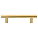 Top Knobs [M2419] Plated Steel Cabinet Bar Pull Handle - Hopewell Series - Standard Size - Honey Bronze Finish - 3 3/4&quot; C/C - 5 5/16&quot; L