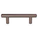 Top Knobs [M2453] Plated Steel Cabinet Bar Pull Handle - Hopewell Series - Standard Size - Ash Gray Finish - 3" C/C - 4 9/16" L