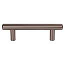 Top Knobs [M2453] Plated Steel Cabinet Bar Pull Handle - Hopewell Series - Standard Size - Ash Gray Finish - 3&quot; C/C - 4 9/16&quot; L