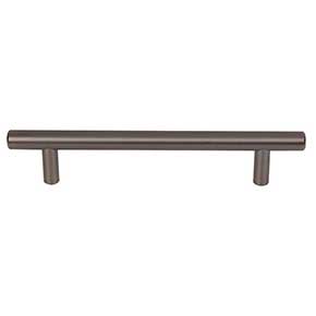 Top Knobs [M2454] Plated Steel Cabinet Bar Pull Handle - Hopewell Series - Oversized - Ash Gray Finish - 5 1/16" C/C - 7" L