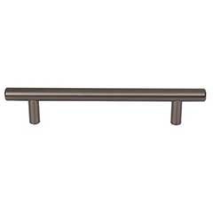 Top Knobs [M2454] Plated Steel Cabinet Bar Pull Handle - Hopewell Series - Oversized - Ash Gray Finish - 5 1/16&quot; C/C - 7&quot; L