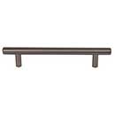 Top Knobs [M2454] Plated Steel Cabinet Bar Pull Handle - Hopewell Series - Oversized - Ash Gray Finish - 5 1/16&quot; C/C - 7&quot; L