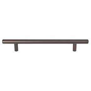Top Knobs [M2455] Plated Steel Cabinet Bar Pull Handle - Hopewell Series - Oversized - Ash Gray Finish - 6 5/16" C/C - 9 1/8" L