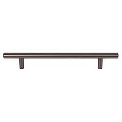 Top Knobs [M2455] Plated Steel Cabinet Bar Pull Handle - Hopewell Series - Oversized - Ash Gray Finish - 6 5/16" C/C - 9 1/8" L