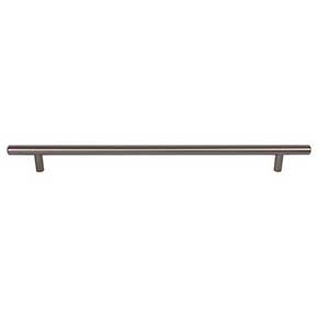 Top Knobs [M2457] Plated Steel Cabinet Bar Pull Handle - Hopewell Series - Oversized - Ash Gray Finish - 11 11/32" C/C - 14 1/8" L