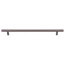 Top Knobs [M2457] Plated Steel Cabinet Bar Pull Handle - Hopewell Series - Oversized - Ash Gray Finish - 11 11/32" C/C - 14 1/8" L