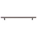 Top Knobs [M2457] Plated Steel Cabinet Bar Pull Handle - Hopewell Series - Oversized - Ash Gray Finish - 11 11/32&quot; C/C - 14 1/8&quot; L