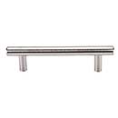Top Knobs [M429] Plated Steel Cabinet Bar Pull Handle - Hopewell Series - Standard Size - Brushed Satin Nickel Finish - 3 3/4&quot; C/C - 5 5/16&quot; L