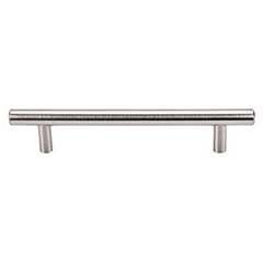 Top Knobs [M430] Plated Steel Cabinet Bar Pull Handle - Hopewell Series - Oversized - Brushed Satin Nickel Finish - 5 1/16&quot; C/C - 7&quot; L