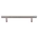 Top Knobs [M430] Plated Steel Cabinet Bar Pull Handle - Hopewell Series - Oversized - Brushed Satin Nickel Finish - 5 1/16" C/C - 7" L