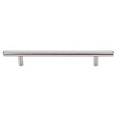 Top Knobs [M431] Plated Steel Cabinet Bar Pull Handle - Hopewell Series - Oversized - Brushed Satin Nickel Finish - 6 5/16&quot; C/C - 9 1/8&quot; L