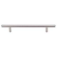 Top Knobs [M431] Plated Steel Cabinet Bar Pull Handle - Hopewell Series - Oversized - Brushed Satin Nickel Finish - 6 5/16&quot; C/C - 9 1/8&quot; L