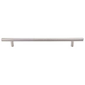 Top Knobs [M432] Plated Steel Cabinet Bar Pull Handle - Hopewell Series - Oversized - Brushed Satin Nickel Finish - 8 13/16" C/C - 11 3/4" L