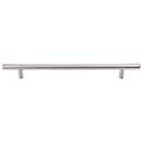 Top Knobs [M432] Plated Steel Cabinet Bar Pull Handle - Hopewell Series - Oversized - Brushed Satin Nickel Finish - 8 13/16&quot; C/C - 11 3/4&quot; L