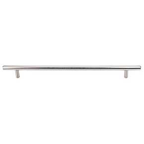 Top Knobs [M433] Plated Steel Cabinet Bar Pull Handle - Hopewell Series - Oversized - Brushed Satin Nickel Finish - 11 11/32" C/C - 14 1/8" L
