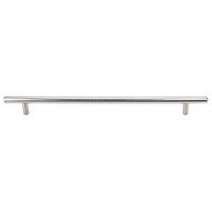 Top Knobs [M433] Plated Steel Cabinet Bar Pull Handle - Hopewell Series - Oversized - Brushed Satin Nickel Finish - 11 11/32&quot; C/C - 14 1/8&quot; L