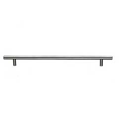Top Knobs [M433A] Plated Steel Cabinet Bar Pull Handle - Hopewell Series - Oversized - Brushed Satin Nickel Finish - 15" C/C - 17 13/16" L
