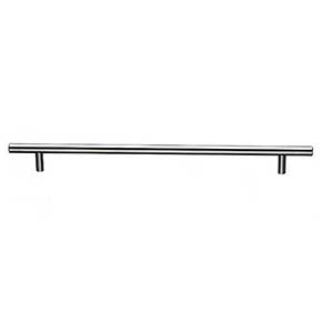 Top Knobs [M434] Plated Steel Cabinet Bar Pull Handle - Hopewell Series - Oversized - Brushed Satin Nickel Finish - 18 7/8" C/C - 21 3/4" L
