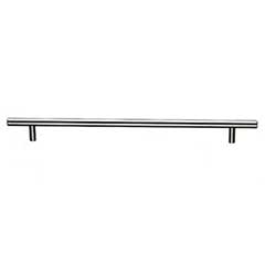 Top Knobs [M434] Plated Steel Cabinet Bar Pull Handle - Hopewell Series - Oversized - Brushed Satin Nickel Finish - 18 7/8&quot; C/C - 21 3/4&quot; L