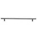 Top Knobs [M436] Plated Steel Cabinet Bar Pull Handle - Hopewell Series - Oversized - Brushed Satin Nickel Finish - 30 1/4&quot; C/C - 33&quot; L