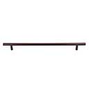 Top Knobs [M761A] Plated Steel Cabinet Bar Pull Handle - Hopewell Series - Oversized - Oil Rubbed Bronze Finish - 15" C/C - 17 13/16" L