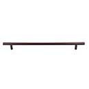 Top Knobs [M761A] Plated Steel Cabinet Bar Pull Handle - Hopewell Series - Oversized - Oil Rubbed Bronze Finish - 15&quot; C/C - 17 13/16&quot; L