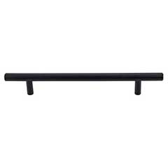 Top Knobs [M990] Plated Steel Cabinet Bar Pull Handle - Hopewell Series - Oversized - Flat Black Finish - 6 5/16&quot; C/C - 9 1/8&quot; L