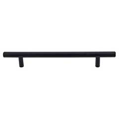 Top Knobs [M990] Plated Steel Cabinet Bar Pull Handle - Hopewell Series - Oversized - Flat Black Finish - 6 5/16&quot; C/C - 9 1/8&quot; L