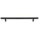 Top Knobs [M991] Plated Steel Cabinet Bar Pull Handle - Hopewell Series - Oversized - Flat Black Finish - 8 13/16" C/C - 11 3/4" L