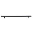 Top Knobs [M993] Plated Steel Cabinet Bar Pull Handle - Hopewell Series - Oversized - Flat Black Finish - 15" C/C - 17 13/16" L