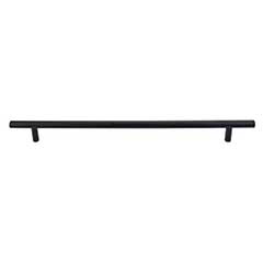 Top Knobs [M994] Plated Steel Cabinet Bar Pull Handle - Hopewell Series - Oversized - Flat Black Finish - 18 7/8&quot; C/C - 21 3/4&quot; L