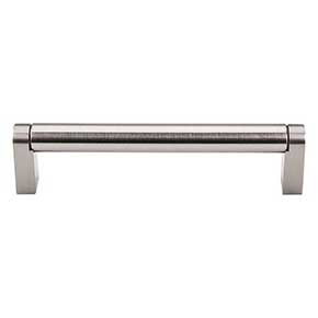 Top Knobs [M1003] Plated Steel Cabinet Bar Pull Handle - Pennington Series - Oversized - Brushed Satin Nickel Finish - 5 1/16" C/C - 5 7/16" L